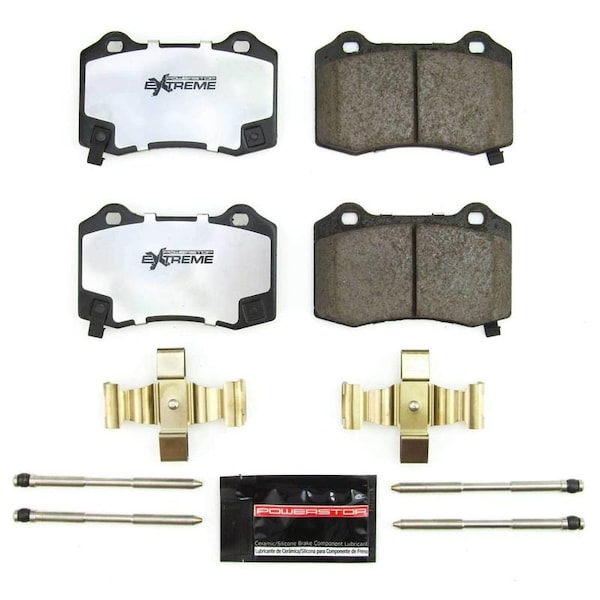 Powerstop BRAKE PADS FMSI Number D1053B; Carbon-Fiber Ceramic; Set Of 4; With Premium Stainless Steel Hardware Z36-1053B - main